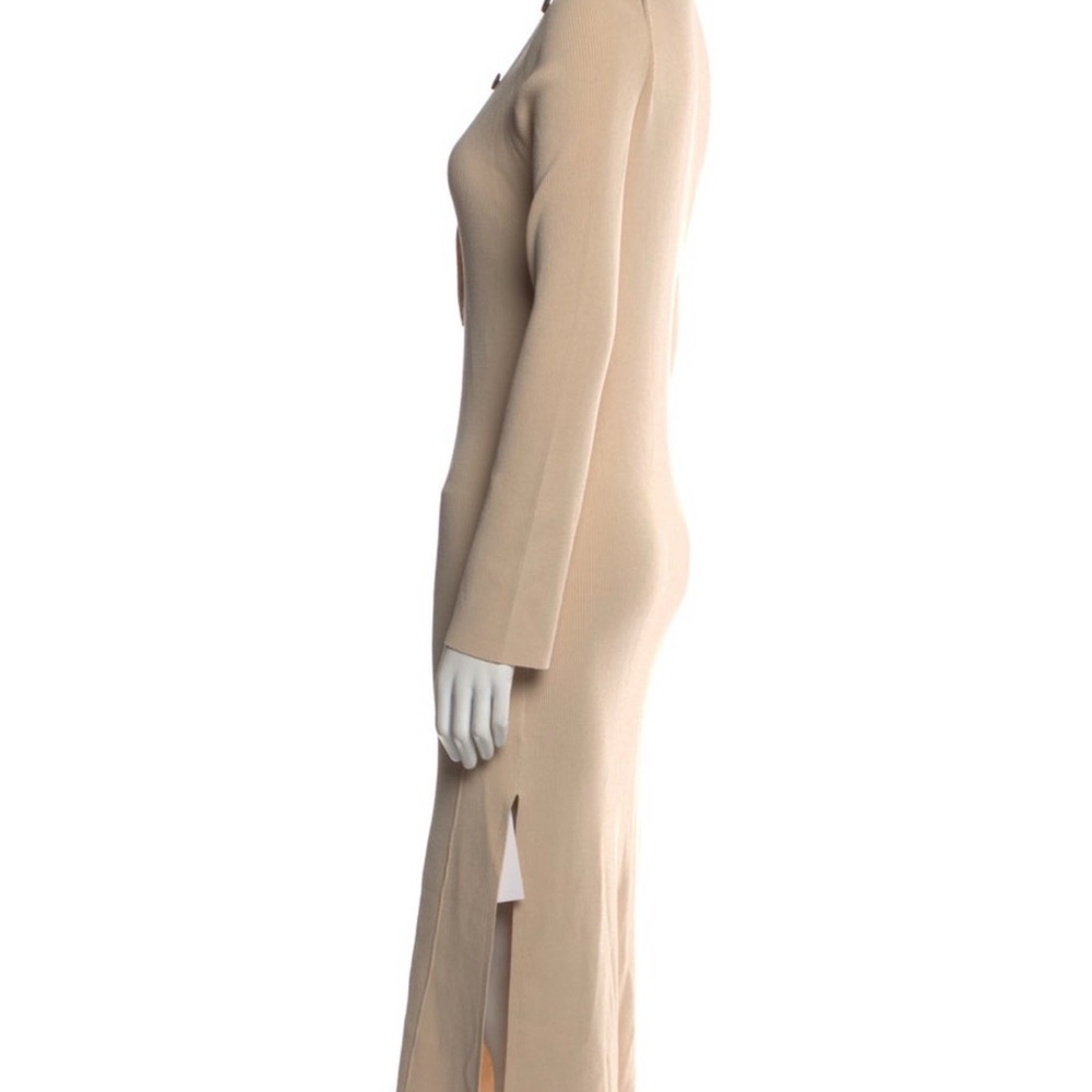 FRAME Rib-Knit Henley Dress - Picture 2 of 3
